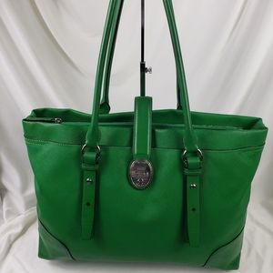 Tumi Leather Laptop Tote